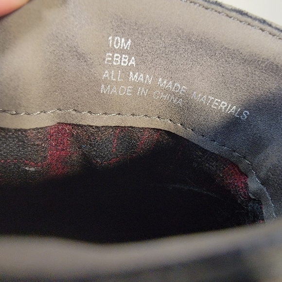 Sugar Ebba Vegan Leather Gray ankle boots Size 10 - Picture 16 of 17